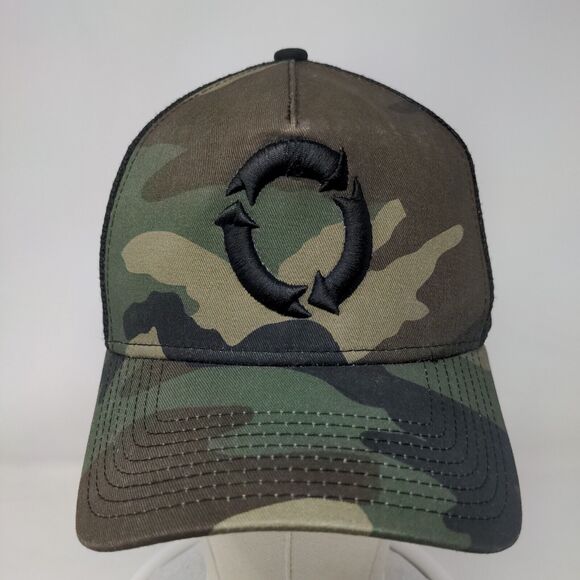 RimaCargo Snapback Mesh Back Trucker Hat Camo OSFM New Era 9Forty - Picture 2 of 8